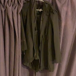 Red Valentino Army green Utility/Rain Jacket